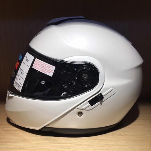现货码全 特价 shoei neotec 白色 双镜片摩托车揭面盔 防雾头盔全盔
