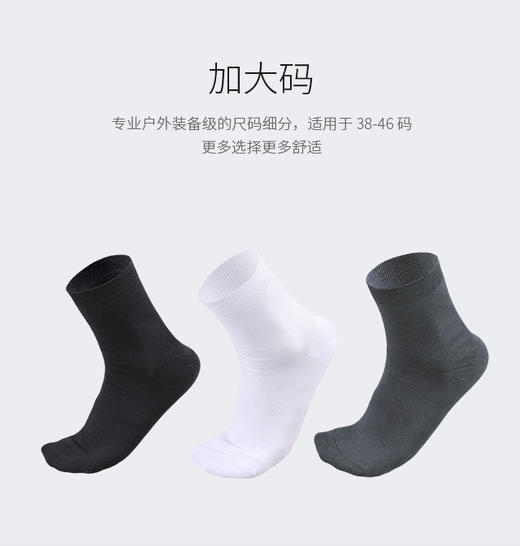 夏款 · 竹纤维经典商务袜 v12.0（3双） 商品图3