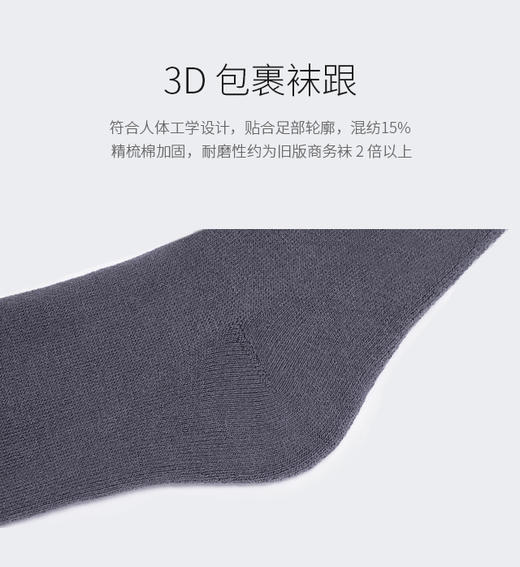 夏款 · 竹纤维经典商务袜 v12.0（3双） 商品图2