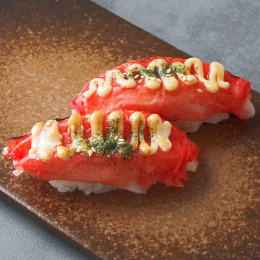 熟火炙北海道蟹肉握寿司