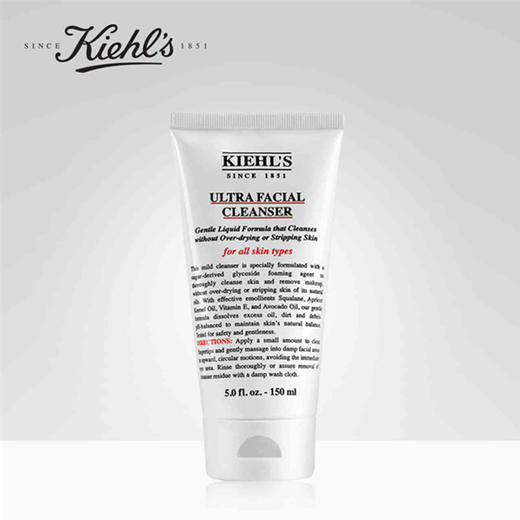 Kiehl's科颜氏高保湿洁面啫喱150ml  温和质地 深澈清洁 保湿滋养 商品图0