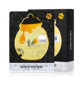 保税区直发  韩国Paparecipe春雨 黑蜂胶面膜25g*10