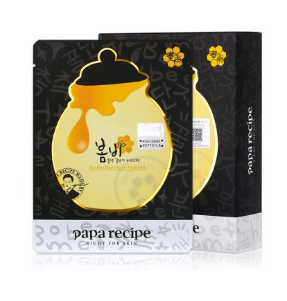 保税区直发  韩国Paparecipe春雨 黑蜂胶面膜25g*10 商品图0