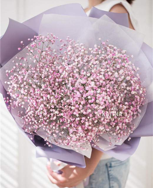 lovemelittlelovemelong进口满天星大花束