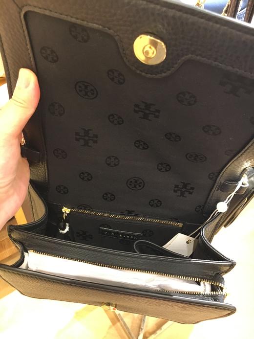 特价！Tory burch 全皮压纹翻盖斜挎包 商品图5