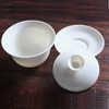 素瓷 高白盖碗 3.5茶备 润釉 德化白瓷 评茶盖碗 LOGO定制 商品缩略图3