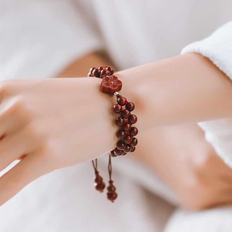 【青山特惠】原创设计-“梦梅” 小叶紫檀手串0.6  y20