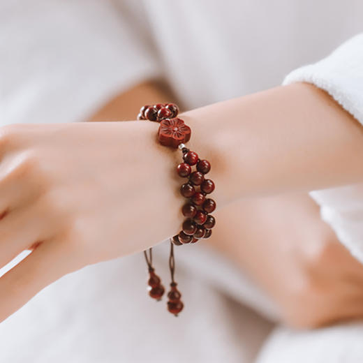 【青山特惠】原创设计-“梦梅” 小叶紫檀手串0.6  y20 商品图0