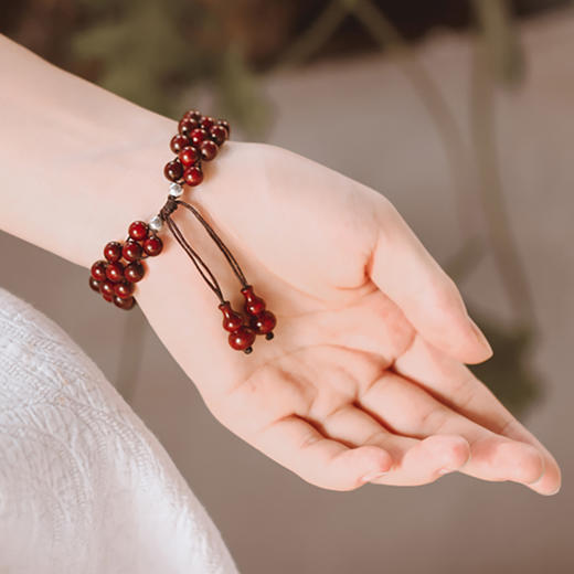 【青山特惠】原创设计-“梦梅” 小叶紫檀手串0.6  y20 商品图1