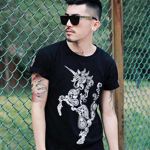 MRJ独角兽T恤（爷们系列） 商品图2