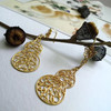 爱莎许愿工艺 金葫芦系列 金葫芦耳环 商品缩略图3