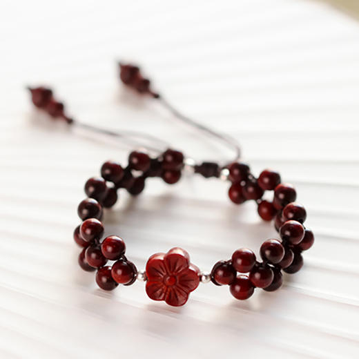 【青山特惠】原创设计-“梦梅” 小叶紫檀手串0.6  y20 商品图4