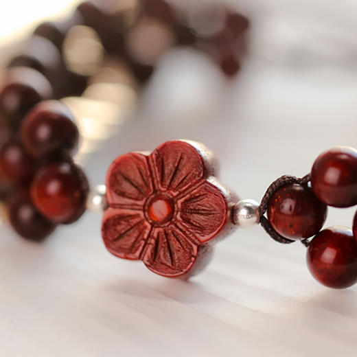 【青山特惠】原创设计-“梦梅” 小叶紫檀手串0.6  y20 商品图5