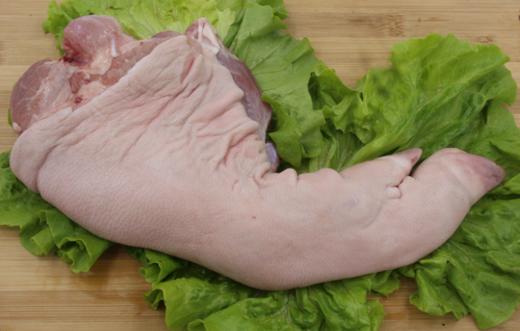 904开边鲜猪手半只15斤刮净斩件