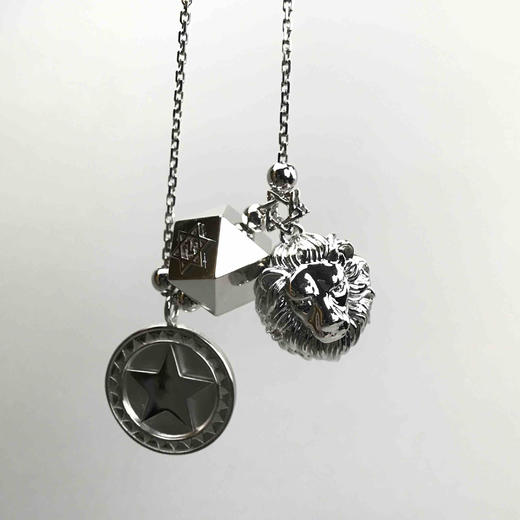 爱莎许愿工艺 神兽系列 狮子王星币项链 商品图2