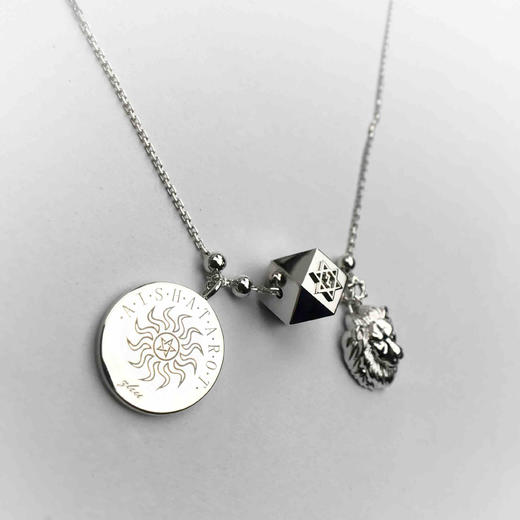 爱莎许愿工艺 神兽系列 狮子王星币项链 商品图3