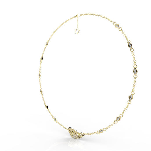 爱莎许愿工艺 羽毛系列 羽毛项链 商品图1