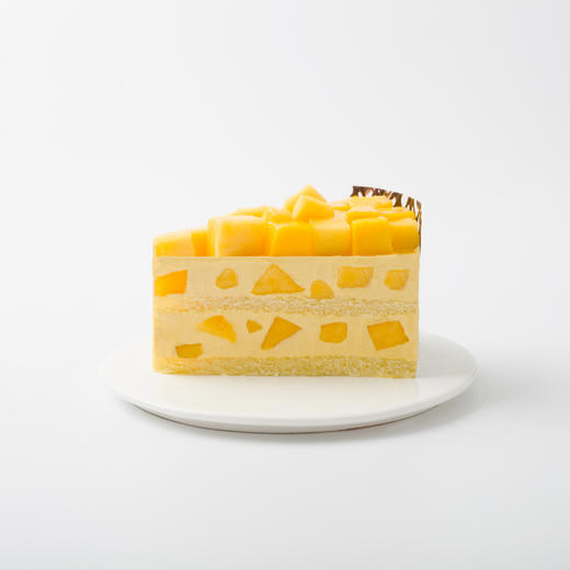 金牌芒果芒果慕斯夹心2磅生日蛋糕