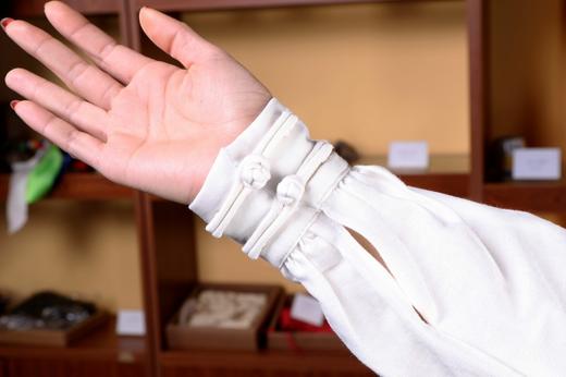 艾缘灸道艾灸理疗服按摩工作服男女款后背不开衫灸师服 商品图4