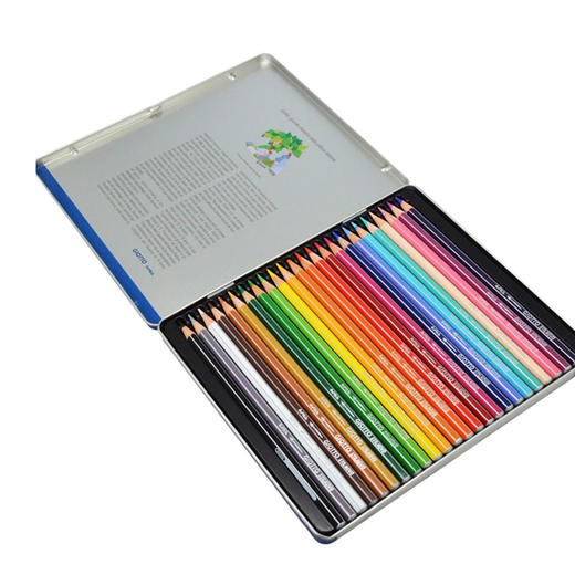 【为思礼】意大利GIOTTO 24/36色铁盒经典色 水溶 水彩 彩色铅笔 商品图2