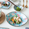 摩登主妇创意日式玉兰花手绘陶瓷餐具米饭碗汤碗面碗家用菜盘鱼盘1 商品缩略图2