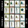 《中国古代钱币》第一第二组 全套原胶全品经典老邮票 商品缩略图0