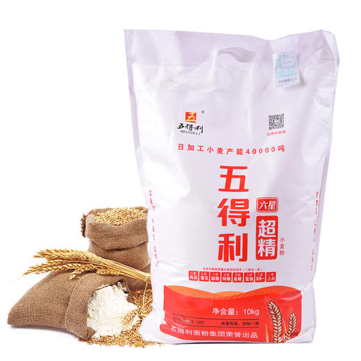 两种规格五得利六星超精小麦粉5kg10kg米面