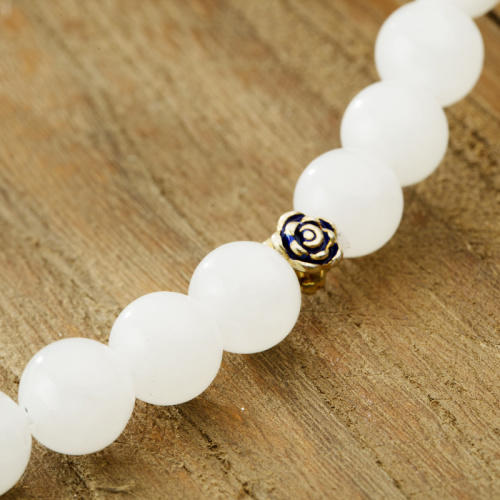 琦玉坊雍容华贵和田玉串珠项链货号120196