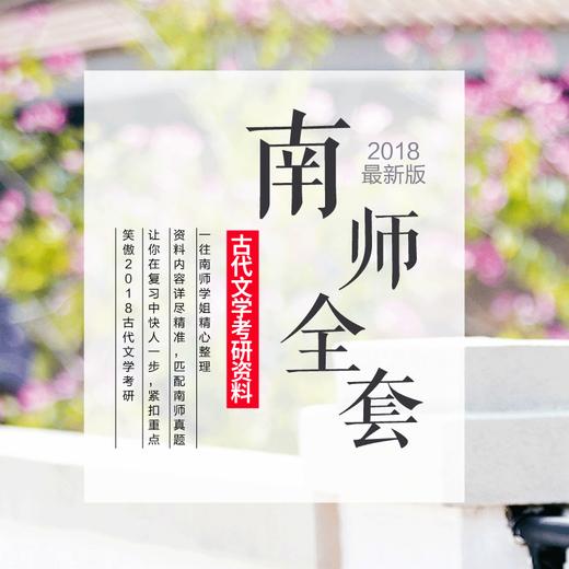 2023版南京师范大学文学各专业考研全套笔记资料 商品图0
