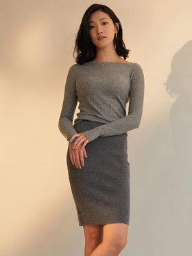 米拉诺系列  羊绒一步裙