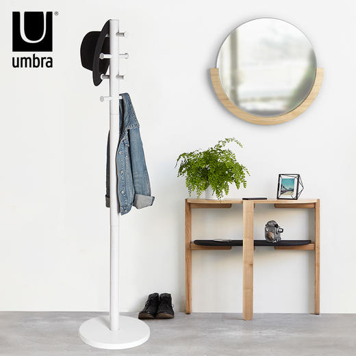 加拿大umbra派拉简易衣帽架 卧室简约现代实木欧式创意落地衣架 商品图0