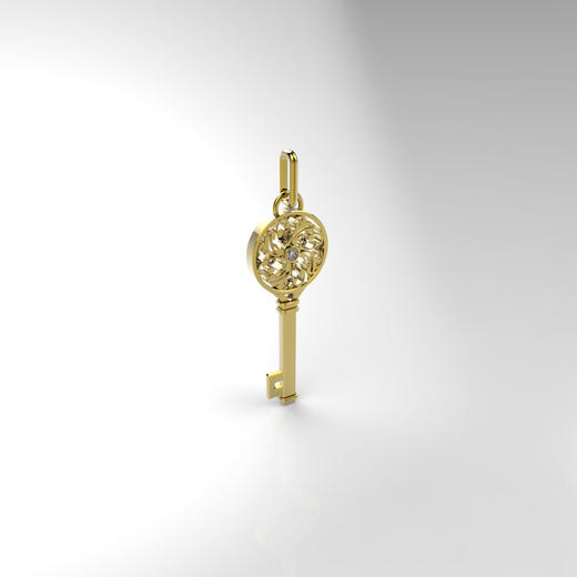 爱莎许愿工艺 四季钥匙项链 商品图2