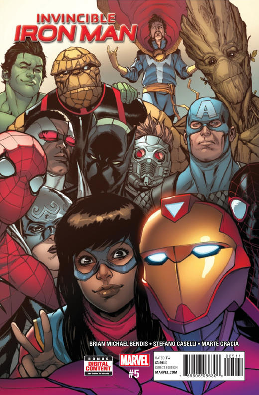 钢铁侠 主刊 Invincible Iron Man v3（2016） 普封 商品图6