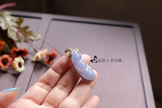 冰种满色浓紫福豆 商品图2