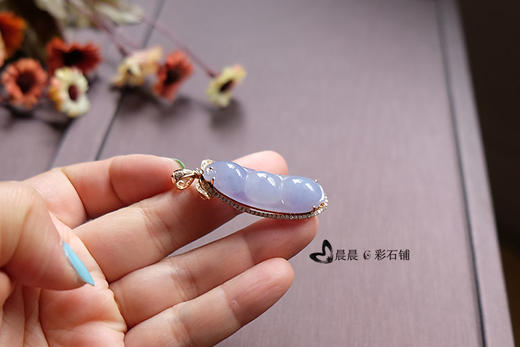 冰种满色浓紫福豆 商品图0