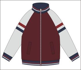 田家炳中学-女生棒球服上衣