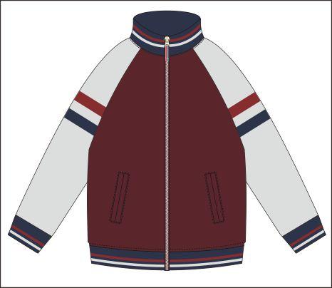 田家炳中学-女生棒球服上衣 商品图0