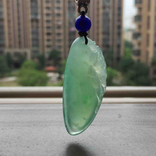 翡翠冰种阳绿荷，和和美美 商品图8