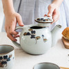 摩登主妇日式简约茶壶陶瓷茶器茶壶茶杯功夫茶具大容量水壶泡茶器 商品缩略图3