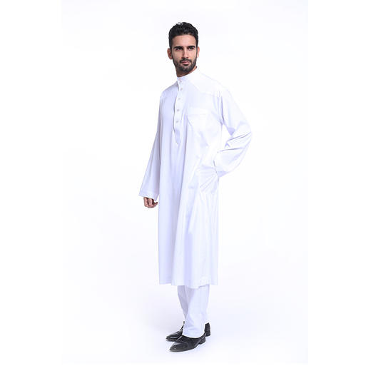 穆斯林男士巴服 ，衣裤套装礼拜服（松紧裤腰） 商品图0