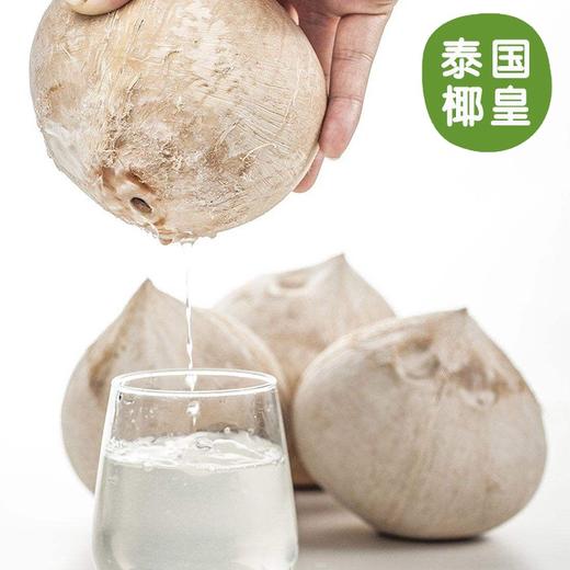 【泰国椰皇】又名奶椰，醇香奶味，100％纯天然，低糖低卡路里，清润补水，富含维生素矿物质，味道超赞,送吸管 商品图2