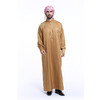 穆斯林男士绣花立领长袍，礼拜服 商品缩略图2