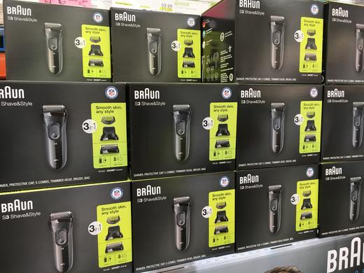 特价博朗brauns3三合一干湿两用剃须刀