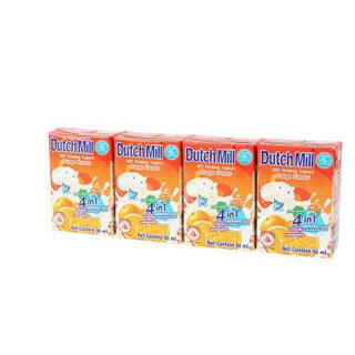 达美橙味酸奶饮料90ml*4条 商品图0