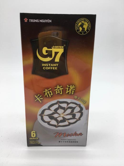 中原G7卡布奇诺咖啡摩卡味108g 商品图1