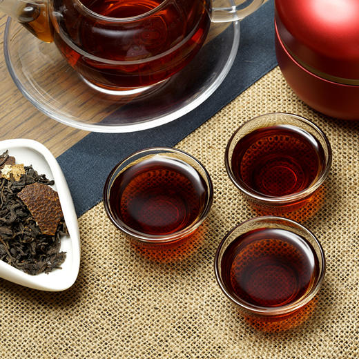 澜沧古茶  限量大红柑陈皮普洱礼盒  三年珍藏 奢华匠心 一见倾心 值得拥有 商品图3