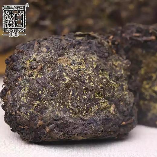 安化黑茶 白沙溪手筑原叶金花茯茶 限量丝路印象野生茯砖茶2斤装 商品图3