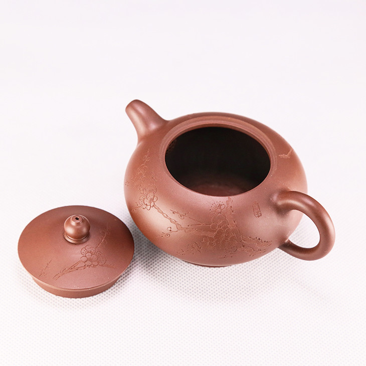 【梅花神灯壶】王婷大师手工紫砂壶