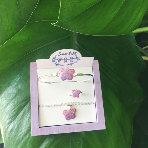 北京仓｜Ribambelle-Bonbon-快乐小蝴蝶组合 项链手镯戒指［法国设计师］ 商品图3