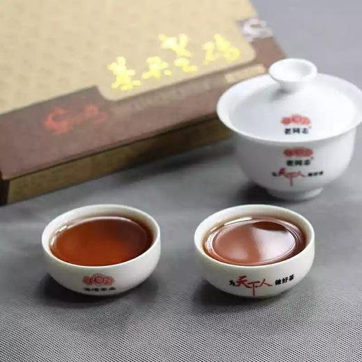 海湾老同志 普洱茶 2014年9908 茶头老砖 老茶头熟茶 商品图2